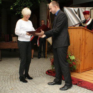 Wręczenie nagród pracownikom administracyjnym