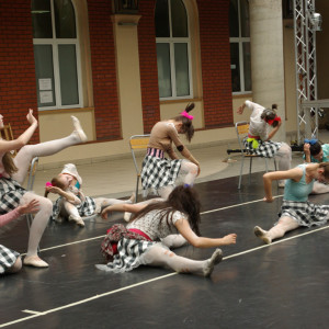 Studenci studiów tanecznych w AHE w Łodzi 