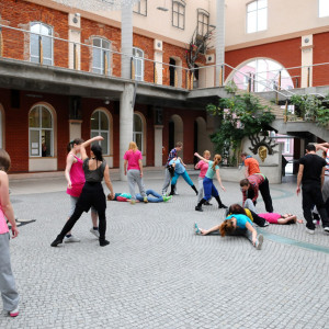 Tancerze AHE w Łodzi podczas występu 