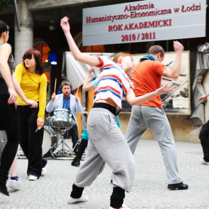 Występ studentów AHE w Patio 