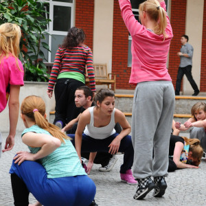 Performance w Patio w AHE w Łodzi