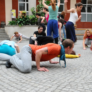 Performance w Patio w AHE w Łodzi