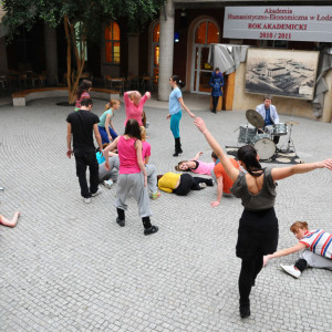 Performance w Patio w AHE w Łodzi 