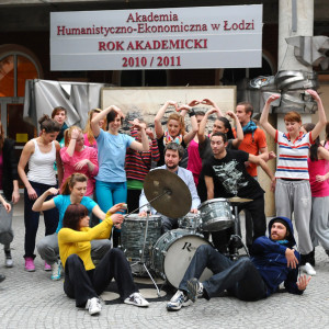 Studenci kierunku Taniec w AHE w Łodzi 