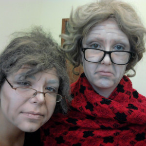 Zajęcia z charakteryzacji na kierunku Taniec w AHE w Łodzi 