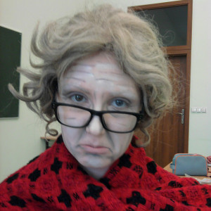 Zasady charakteryzacji - zajęcia studentów Tańca