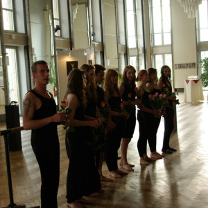 Studenci studiów tanecznych w AHE w Łodzi 