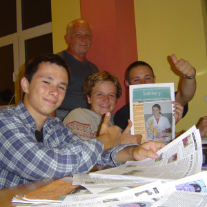 Archiwum - Wojciech Słodkowski ze swoimi uczniami