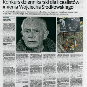 Artykuł o red. Wojciechu Słodkowskim