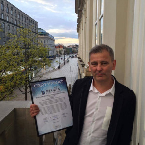 Jacek Grudzień prodziekan kierunku dziennikarstwo i komunikacja społeczna