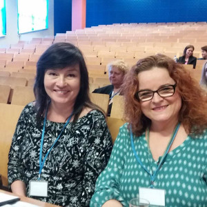 mgr Monika Wendorff oraz mgr Monika Kamieńska z AHE w Łodzi