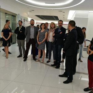 Mindray - dr Olga Majchrzak z AHE w Łodzi  i delegacja łódzka