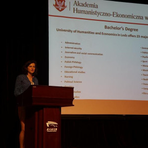 Prezentacja łódzkiej Uczelni w Chinach 