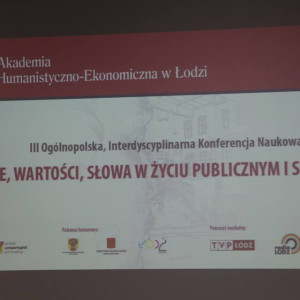 Idee, wartości, słowa 2017 - relacja z konferencji 