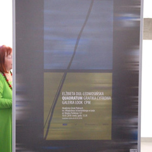 Wystawa prodziekan kierunku grafika w Akademii Sztuk Pięknych