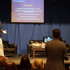 Piotr Wolski, attaché prasowy w Biurze Kontaktowym UE gościem Akademii