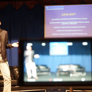 Piotr Wolski, attaché prasowy w Biurze Kontaktowym UE gościem Akademii