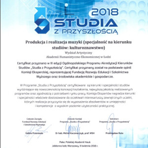 specjalność produkacja i realizacja muzyki