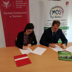 AHE w Łodzi i MOS w Białej - podpisanie umowy o współpracy