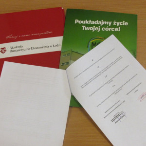 AHE w Łodzi i MOS w Białej - podpisanie umowy o współpracy