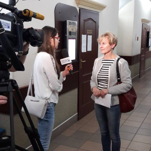 Symulacja rozprawy sądowej w wykonaniu studentów AHE Łódź