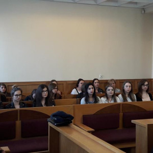 Symulacja rozprawy sądowej w wykonaniu studentów AHE Łódź