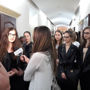 Symulacja rozprawy sądowej w wykonaniu studentów AHE Łódź