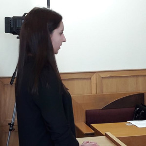 Symulacja rozprawy sądowej w wykonaniu studentów AHE Łódź