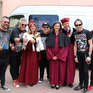 Władze Akademii z zespołem Big Cyc