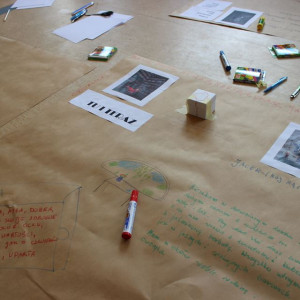 Zajęcie na konferencji Kreatywność w arteterapii