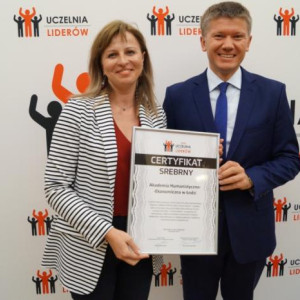 Certyfikaty „Uczelnia Liderów 2018" przyznane Akademii