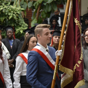 Sztandar AHE w Łodzi 