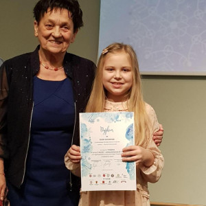 Halina Kowalczuk z laureatką 