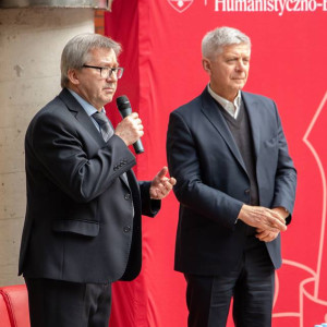 Spotkanie z prof. Markiem Belką na Patio AHE