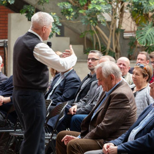 Spotkanie z prof. Markiem Belką na Patio AHE