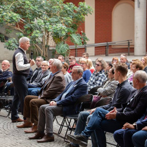 Spotkanie z prof. Markiem Belką na Patio AHE