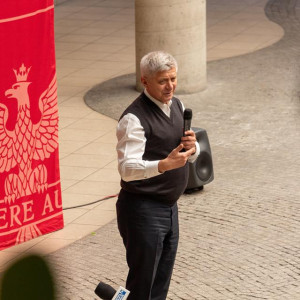 Spotkanie z prof. Markiem Belką na Patio AHE