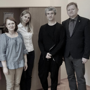 Dr Alexandr Azarkevitch z wizytą na ukraińskiej uczelni 