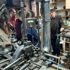 Studenci grafiki wzięli udział w warsztatach typograficznych