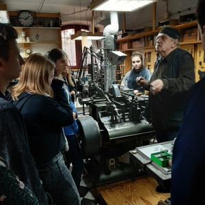 Studenci grafiki wzięli udział w warsztatach typograficznych