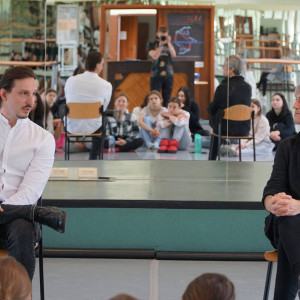 Kierownik baletu Teatru Wielkiego z wizytą w Akademii