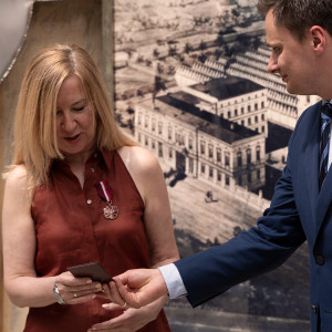 Wręczenie odznaczeń i medali dla dydaktyków AHE w Łodzi