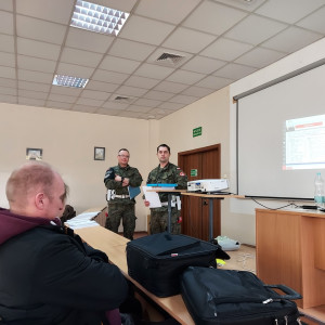 Wizyta żandarmerii - spotkanie w ramach Legii Akademickiej