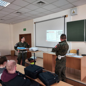 Wizyta żandarmerii - spotkanie w ramach Legii Akademickiej