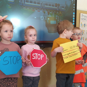 O bezpiecznym przejeździe w przedszkolu