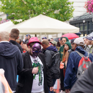 Platforma AHE na Paradzie Wolności