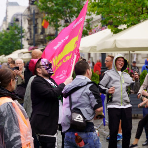 Platforma AHE na Paradzie Wolności