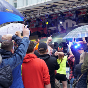 Platforma AHE na Paradzie Wolności