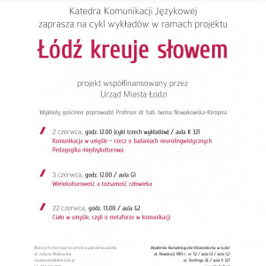 Zaproszenie na wykłady otwarte