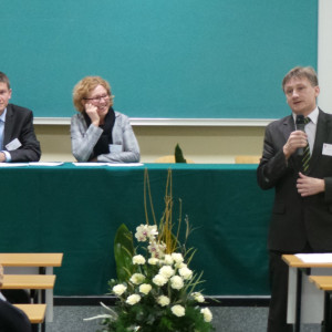 Spotkanie Rocznicowe dotyczące przeszłości, teraźniejszości i przyszłości Akademii: dr Leszek Kuras, dr Wiesław Przybyła